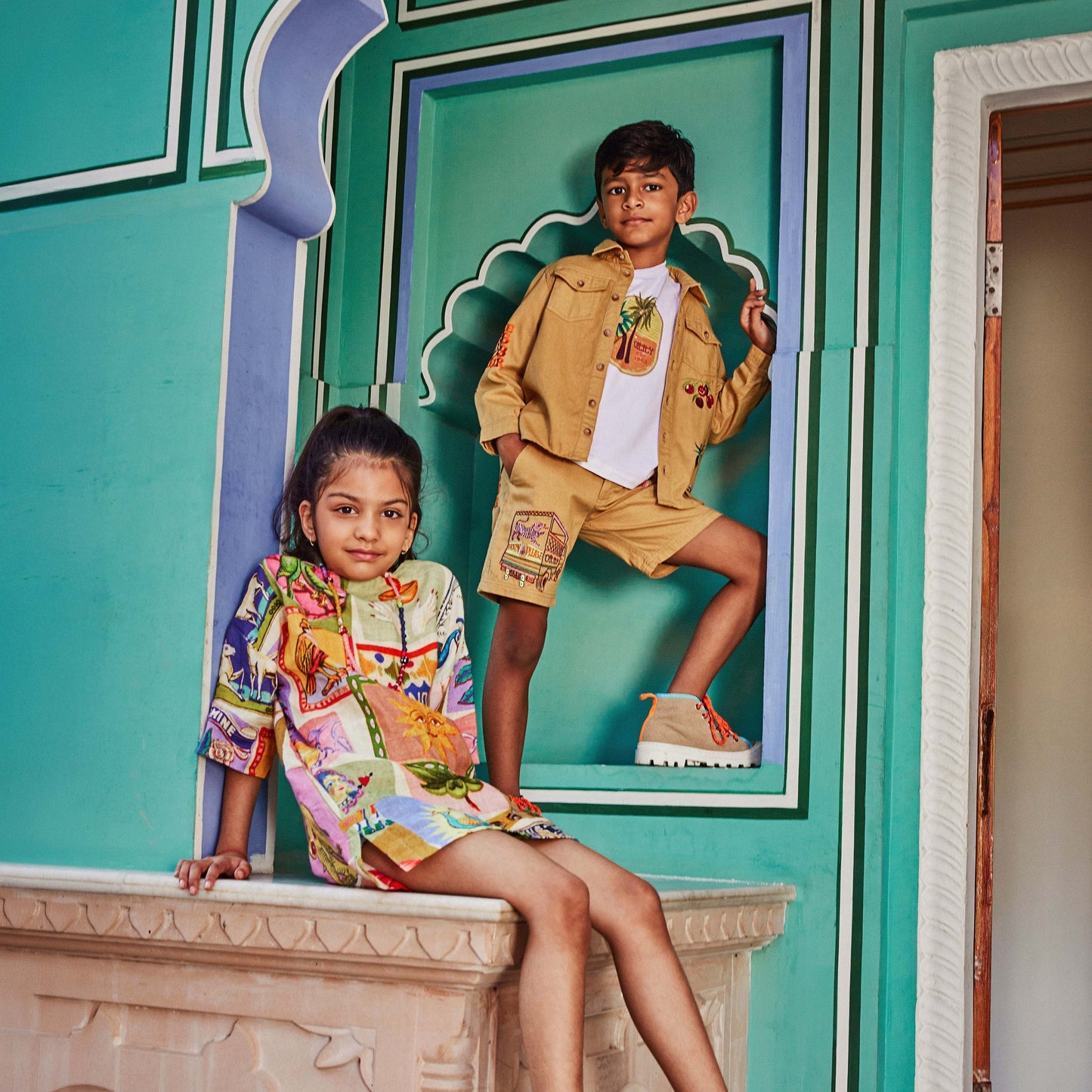 62A.YS26BPA502 # Kids Shorts Phil Antelope