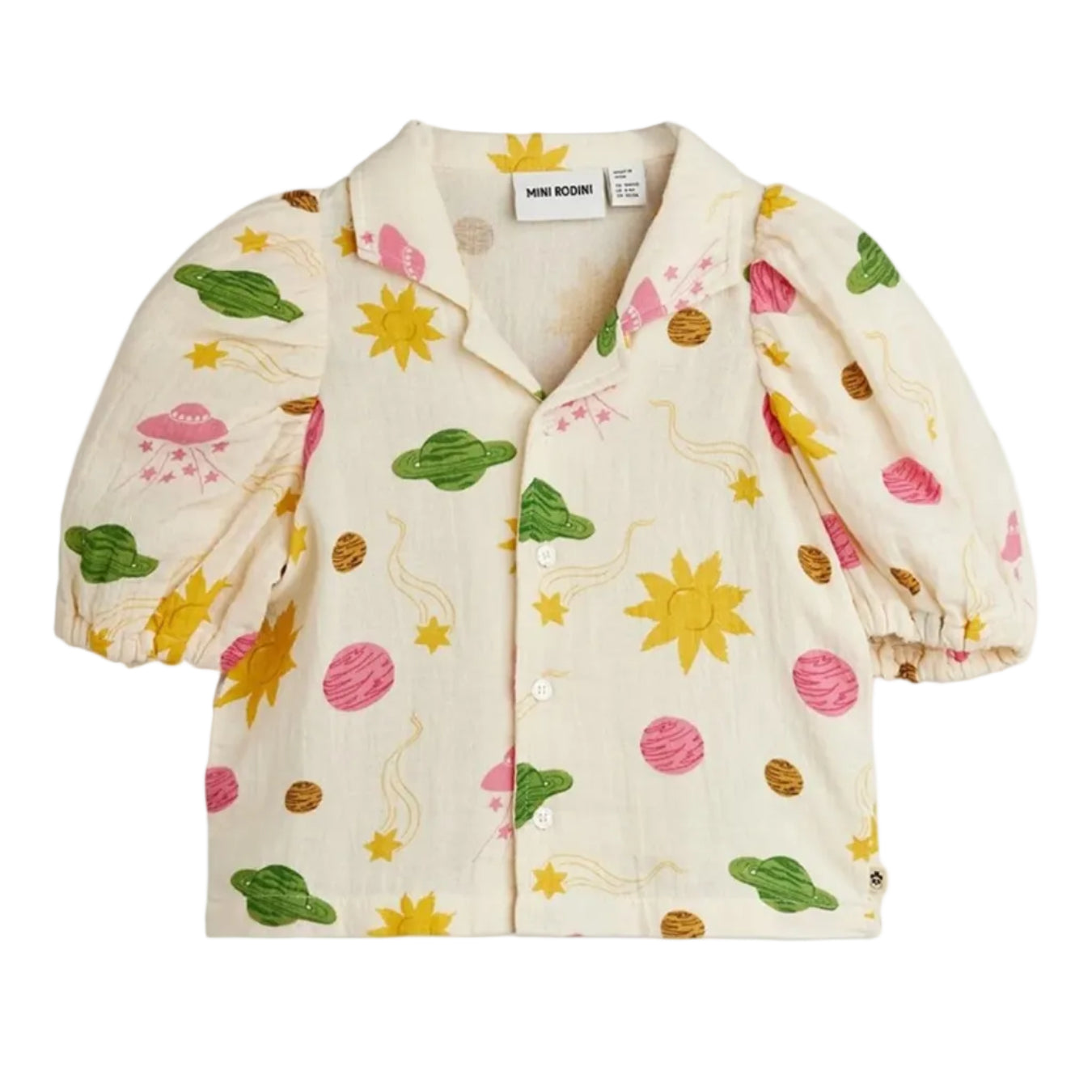 62A.26220158 # Παιδικό Κοντομάνικο Πουκάμισο Space