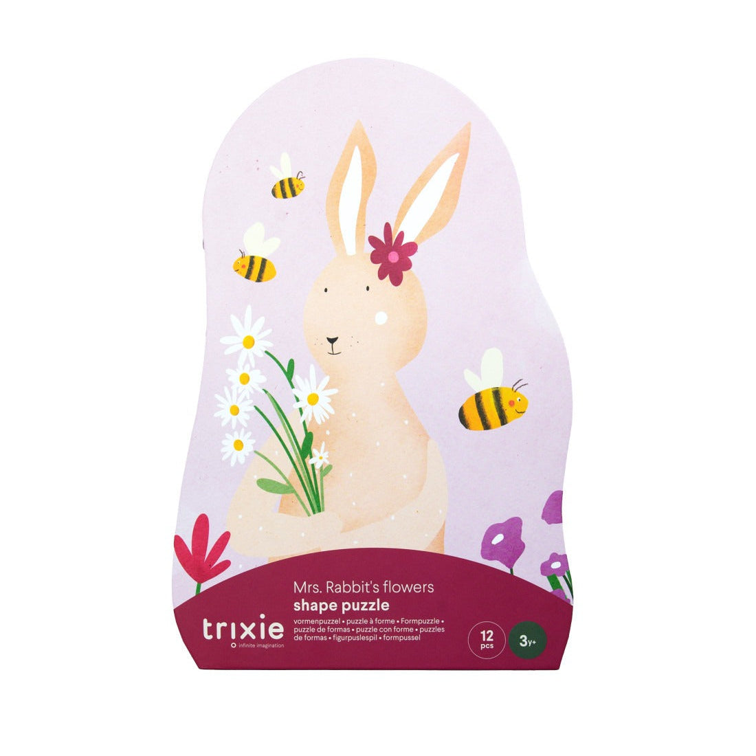 99.T35634 # Kids Puzzle Mrs Rabbit's Flowers 12 pcs.