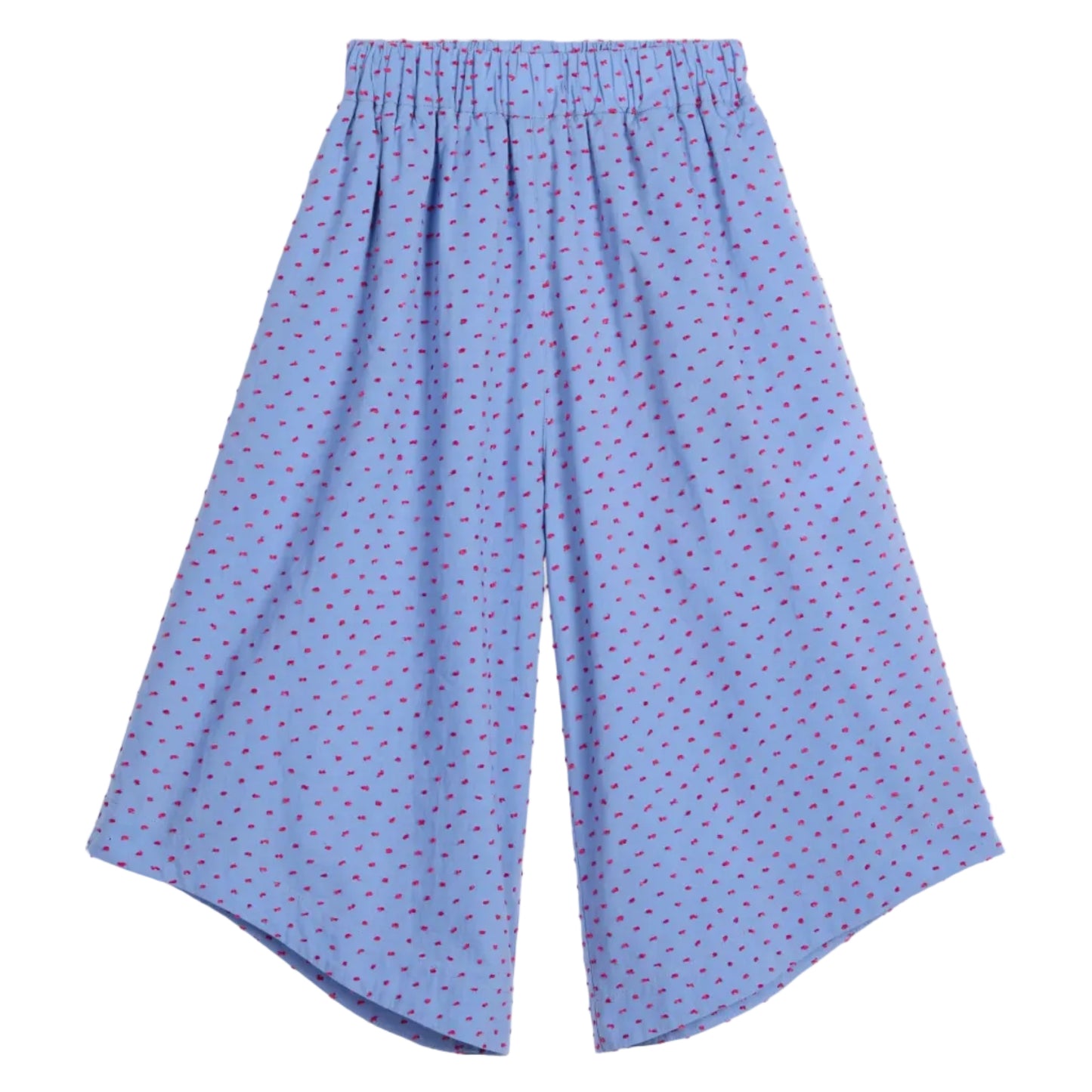 62A.PAWRGTRS0345001 # Kids Asymmetrical Trousers Elsa Ruby Freckles 