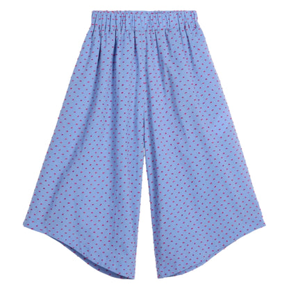62A.PAWRGTRS0345001 # Kids Asymmetrical Trousers Elsa Ruby Freckles 