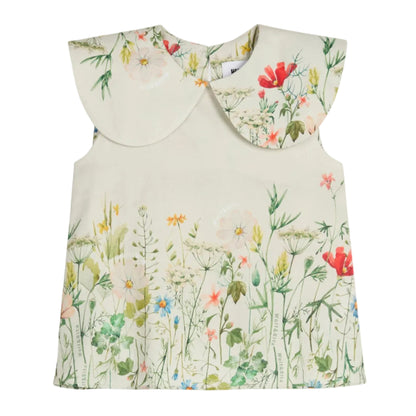 62A.PAWRGBLO0332001 # Kids Sleeveless Top Gabriela Grid 