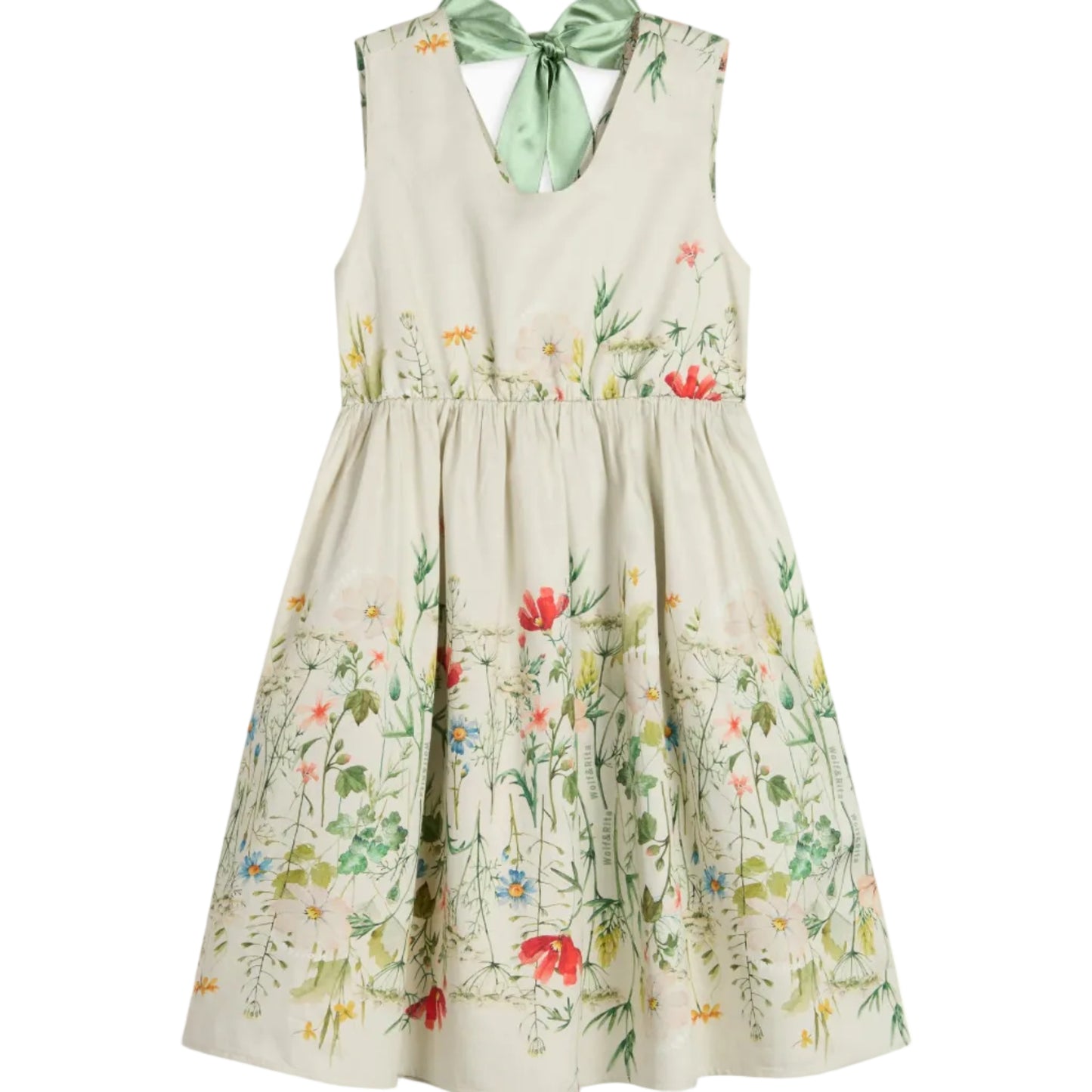 62A.PAWRGDRE0340001 # Kids Sleeveless Dress Lucrecia Bloom