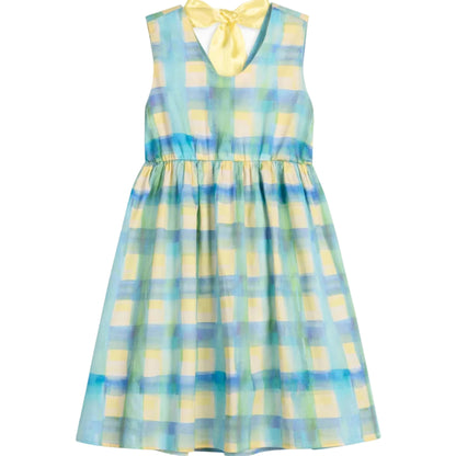 62A.PAWRGDRE0340001.76 # Kids Sleeveless Dress Lucrecia Grid