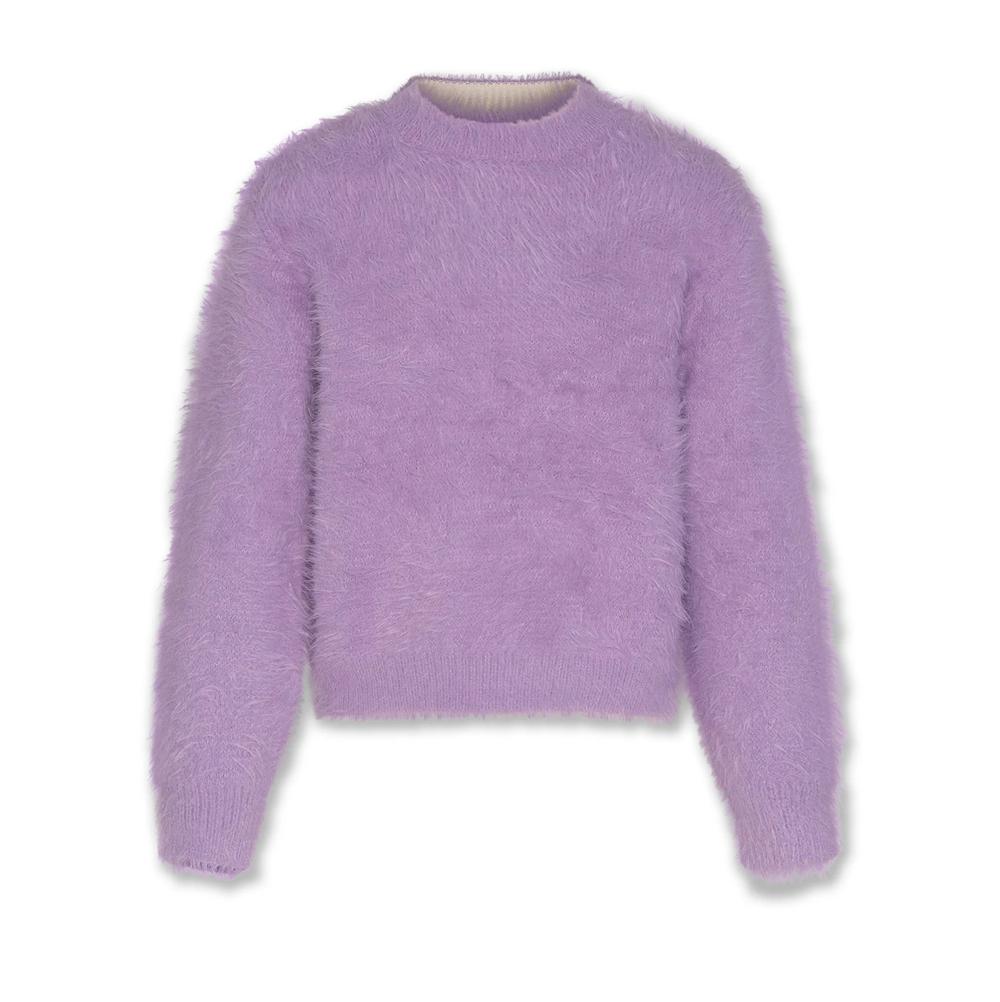62B.226-1244-780 # Kid's knitted blouse Carla Purple