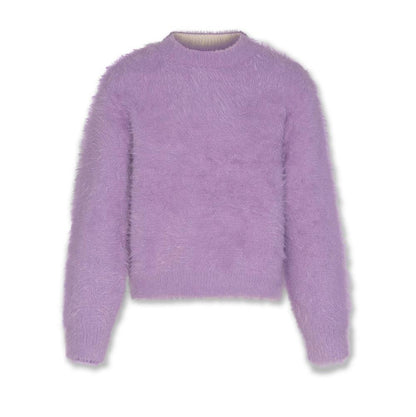 62B.226-1244-780 # Kid's knitted blouse Carla Purple