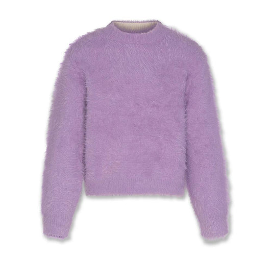 62B.226-1244-780 # Παιδική πλεκτή μπλούζα Carla Purple