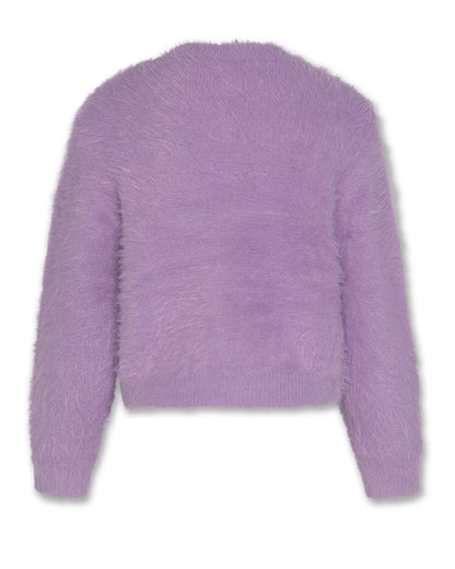62B.226-1244-780 # Kid's knitted blouse Carla Purple