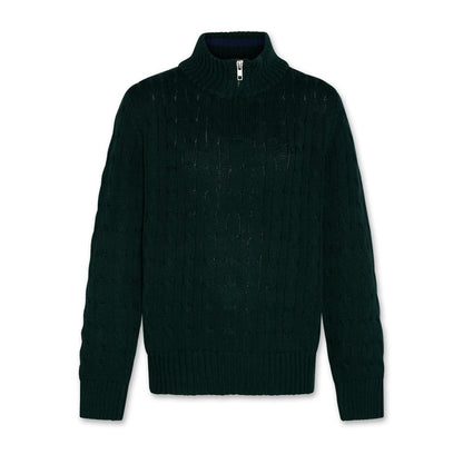 62B.226-2215-610 #  Παιδική Πλεκτή Μπλούζα Rene Dark Green