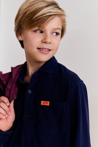 62B.226-2316-201c # Kids Shirt Classic Navy