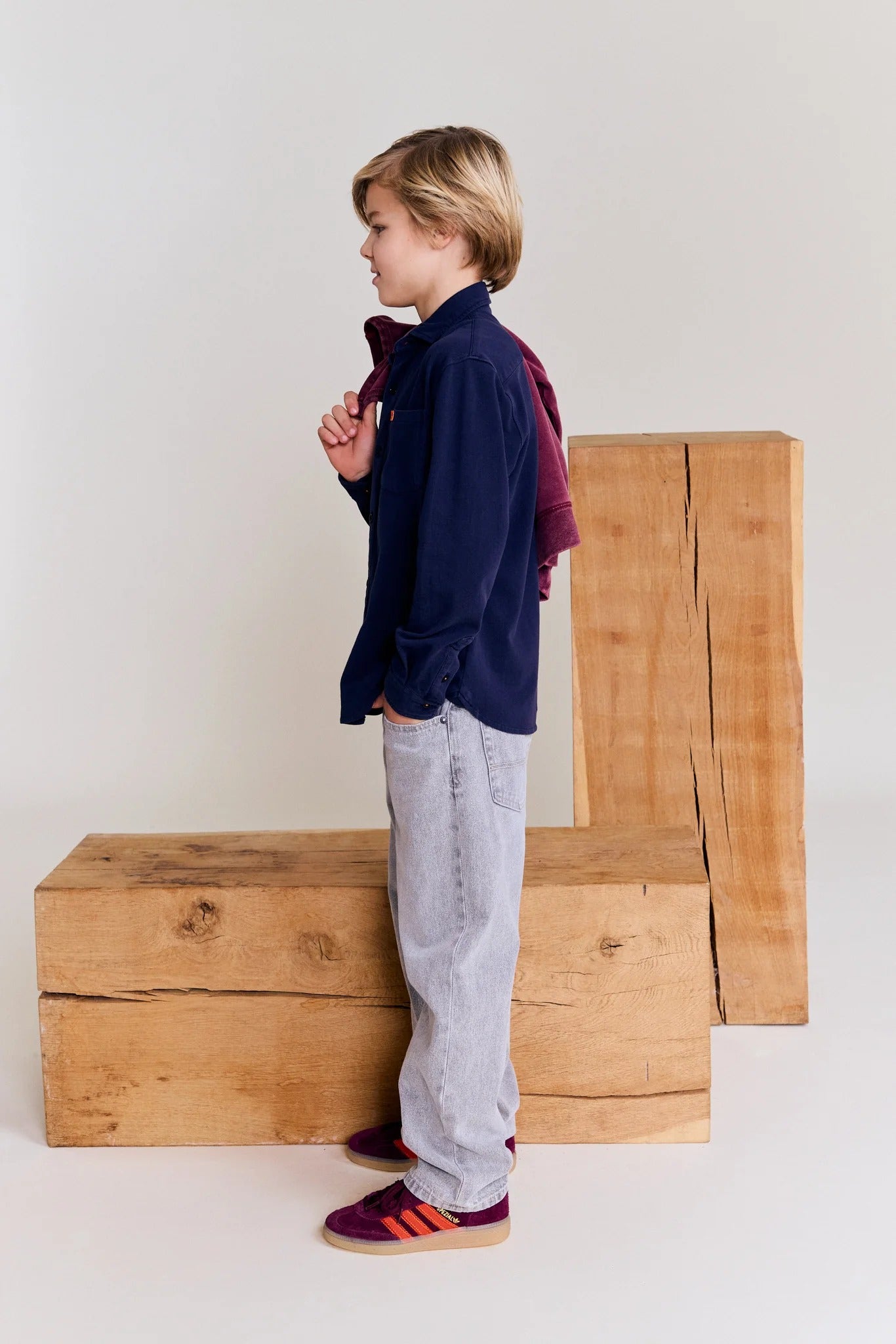 62B.226-2316-201c # Kids Shirt Classic Navy