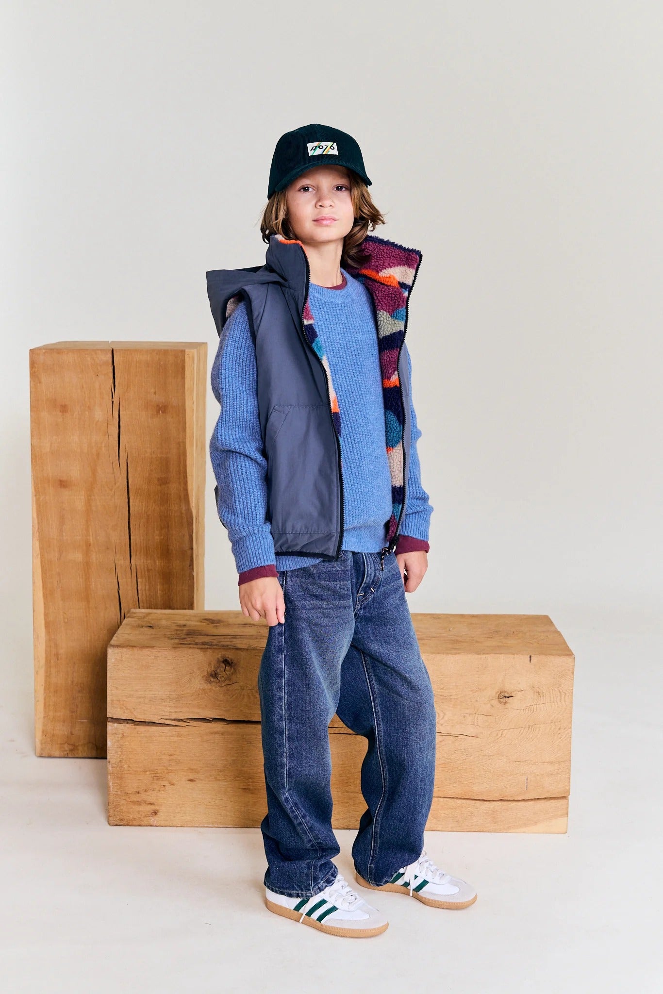 62B.226-2696-410 # Rey Dark Wash Kids Pants
