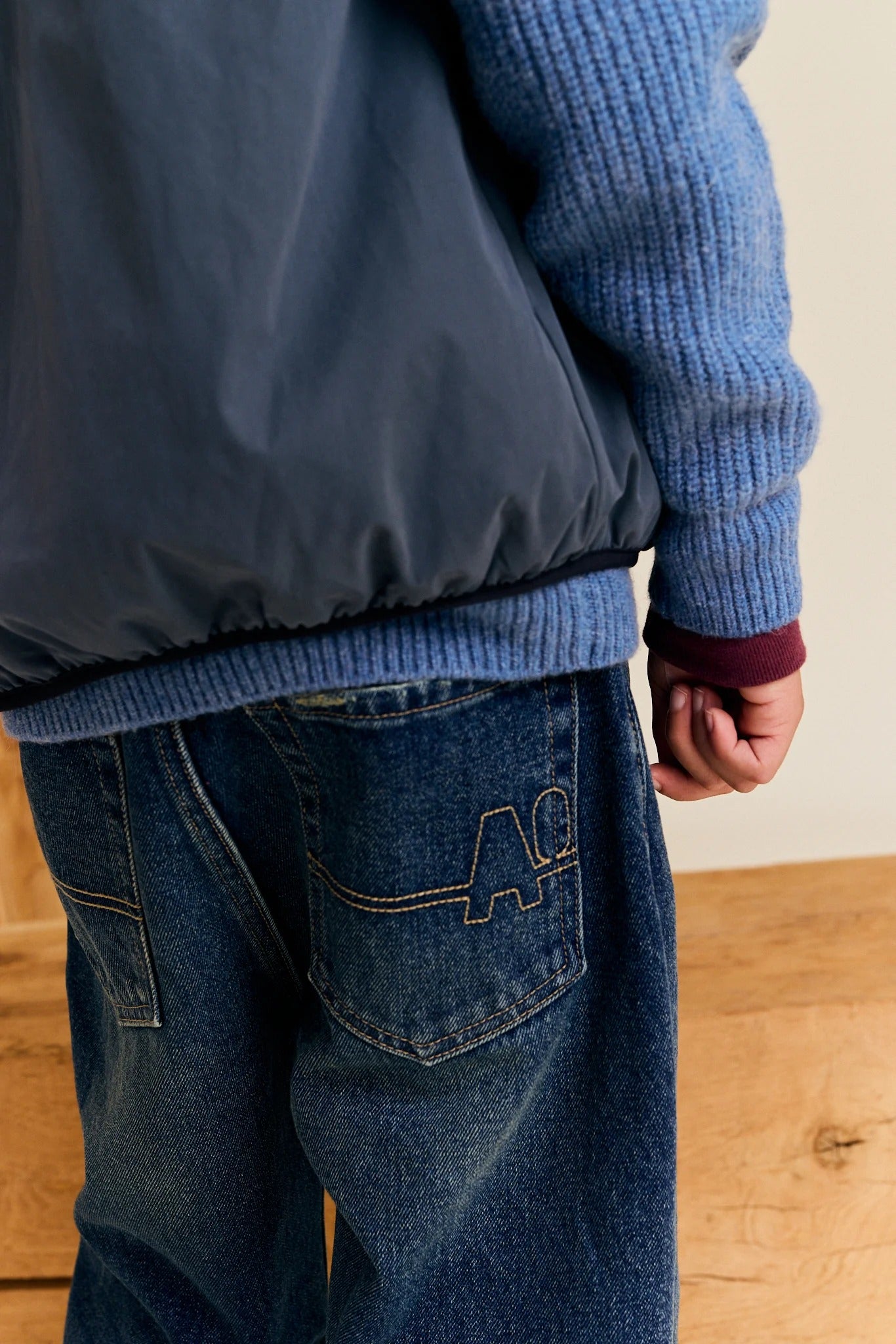 62B.226-2696-410 # Rey Dark Wash Kids Pants