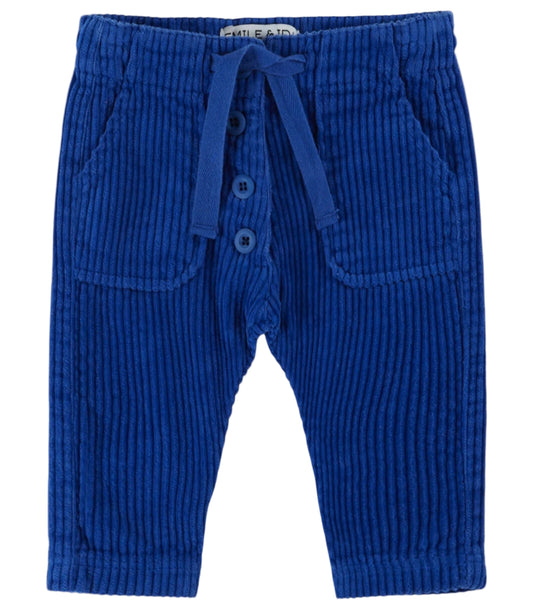 52B.AC365 # Βρεφικό Κοτλέ Παντελόνι Royal