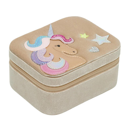 Kids Jewelry Box Velvet Unicorn