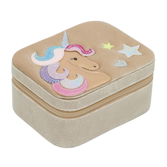 Kids Jewelry Box Velvet Unicorn