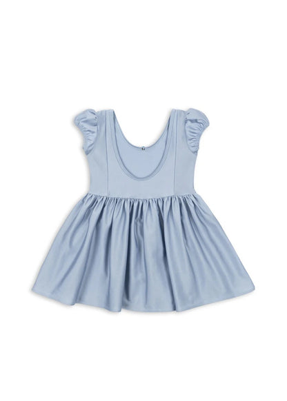 99.KS103928_BLUE # Kids Dress Mouse Blue Puff