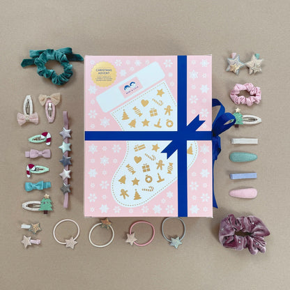 99.ML0165 # Ημερολόγιο Χριστουγέννων με Αξεσουάρ Μαλλιών