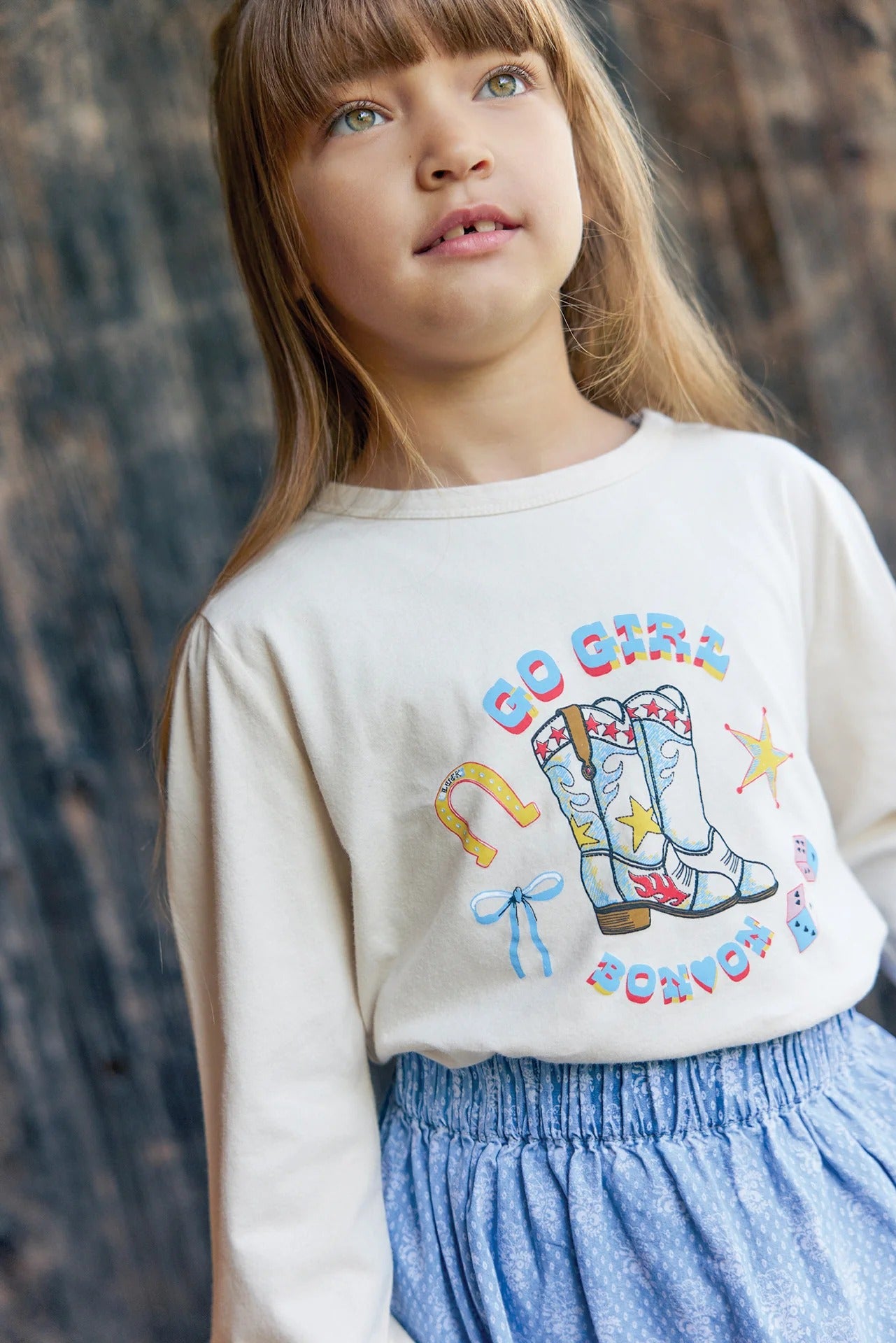 52B.BB10072-120 # Παιδική Μακρυμάνικη Μπλούζα Titty Go Girl