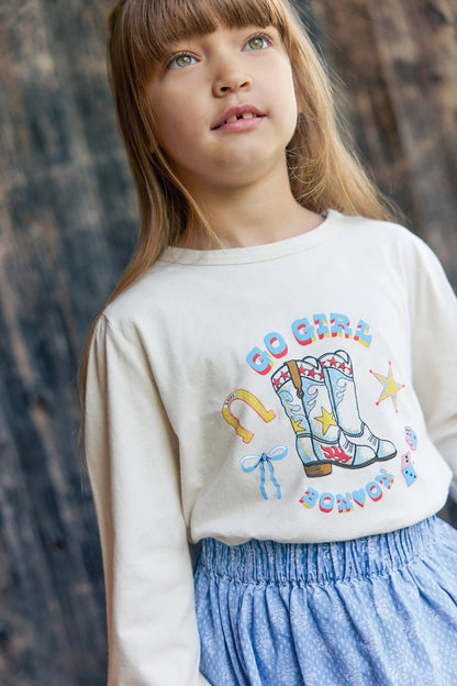 52B.BB10072-120 # Παιδική Μακρυμάνικη Μπλούζα Titty Go Girl