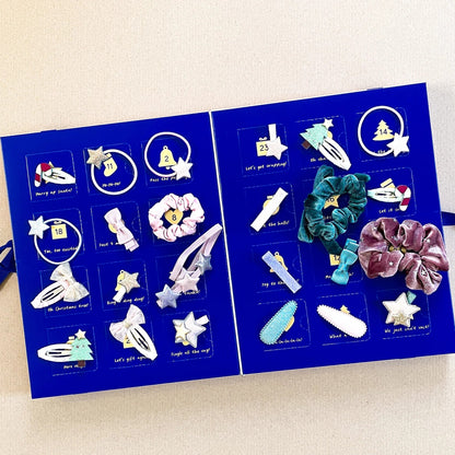 99.ML0165 # Ημερολόγιο Χριστουγέννων με Αξεσουάρ Μαλλιών