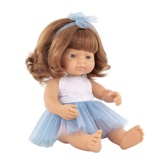 99.33203 # Baby Girl Doll with Red Hair and Dress