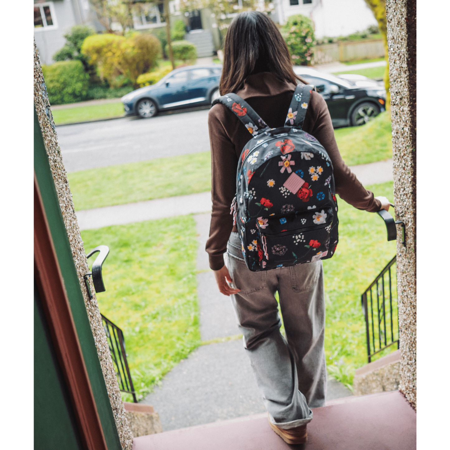 62B.11616-07027 # Kids Backpack Youth Lego Falling Florals
