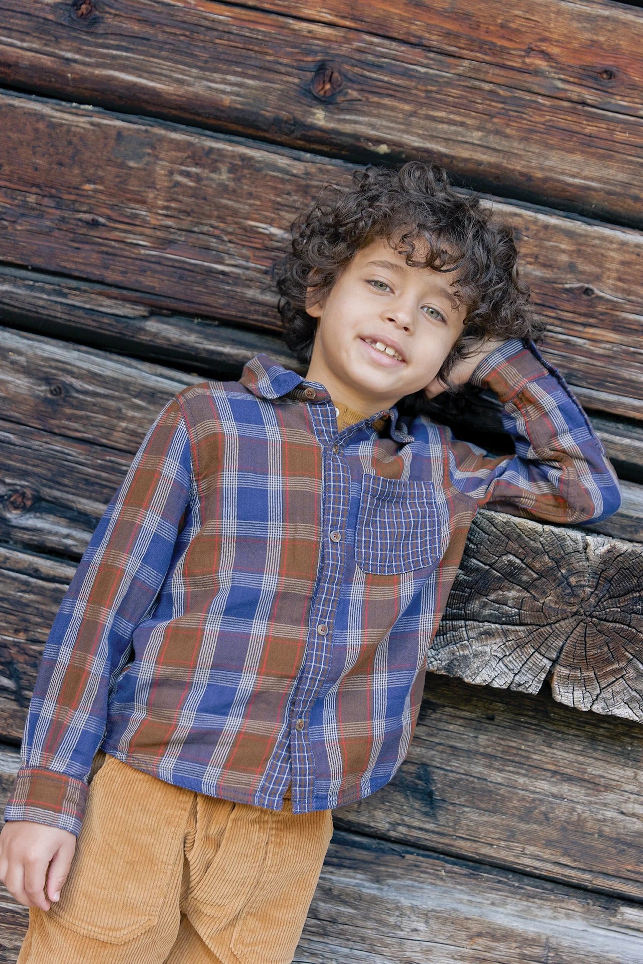 52B.BB12103-611 # Παιδικό Μακρυμάνικο Πουκάμισο Paname Barn