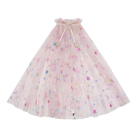 Kids Tulle Cape Celestial Pink