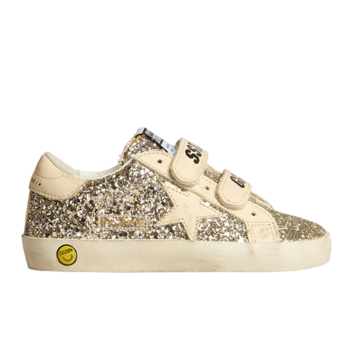 62B.GJF00111.F005314.5195 # Παιδικό Αθλητικό Παπούτσι Golden Goose All Glitter Platinum