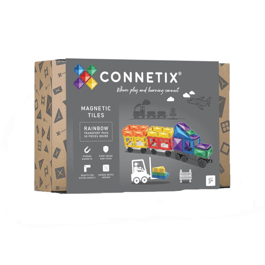 99.CTR00050TR # Magnetic Construction Toy Rainbow Transport 50 pc