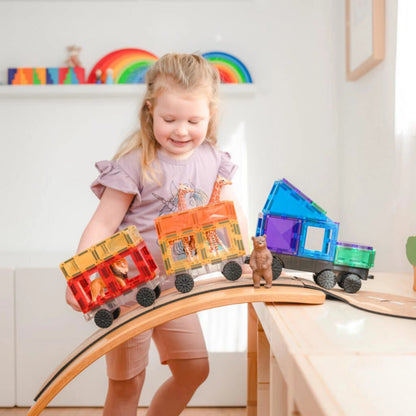 99.CTR00050TR # Magnetic Construction Toy Rainbow Transport 50 pc
