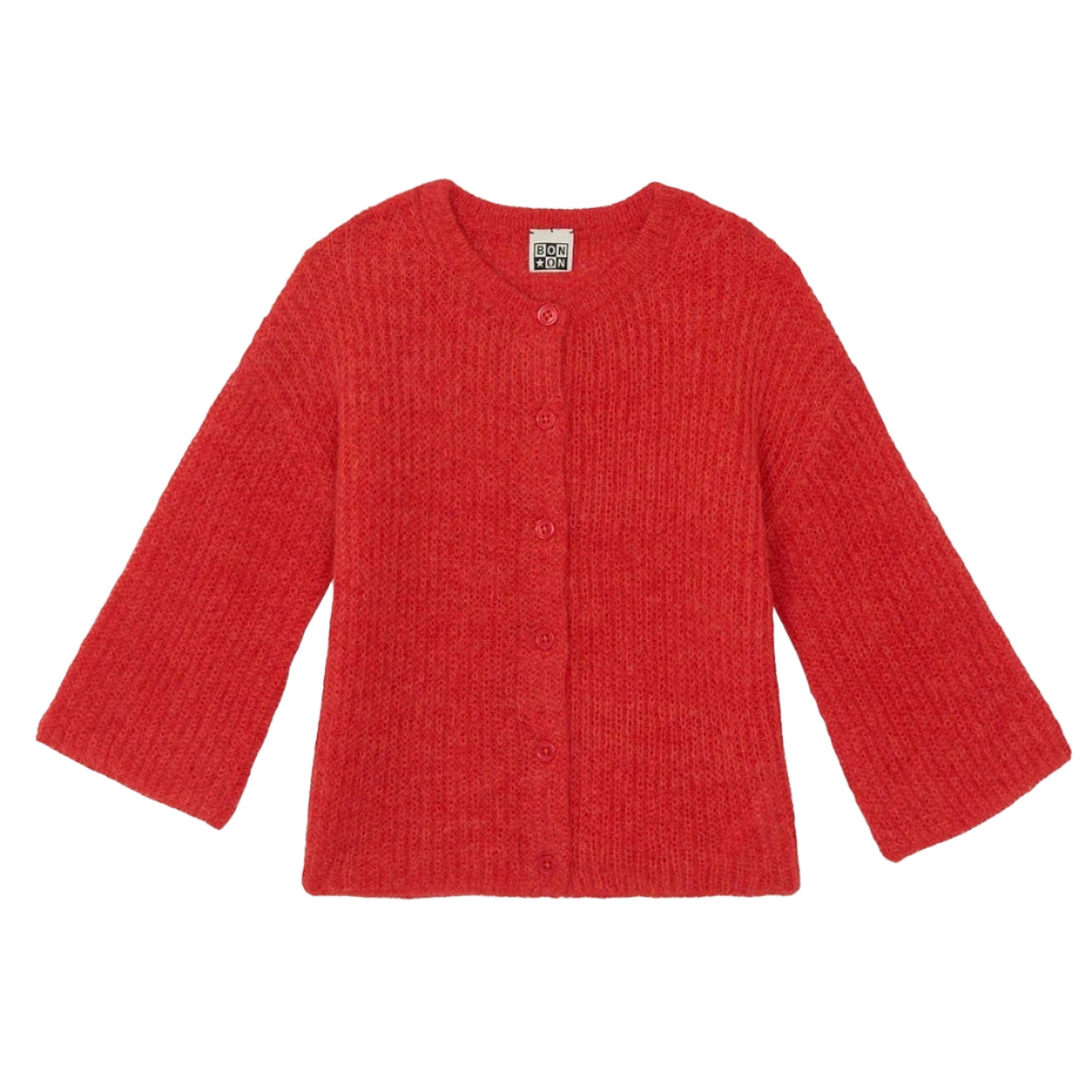 52B.BB17022-310 # Παιδική Πλεκτή Ζακέτα Lizbeth Red Flag