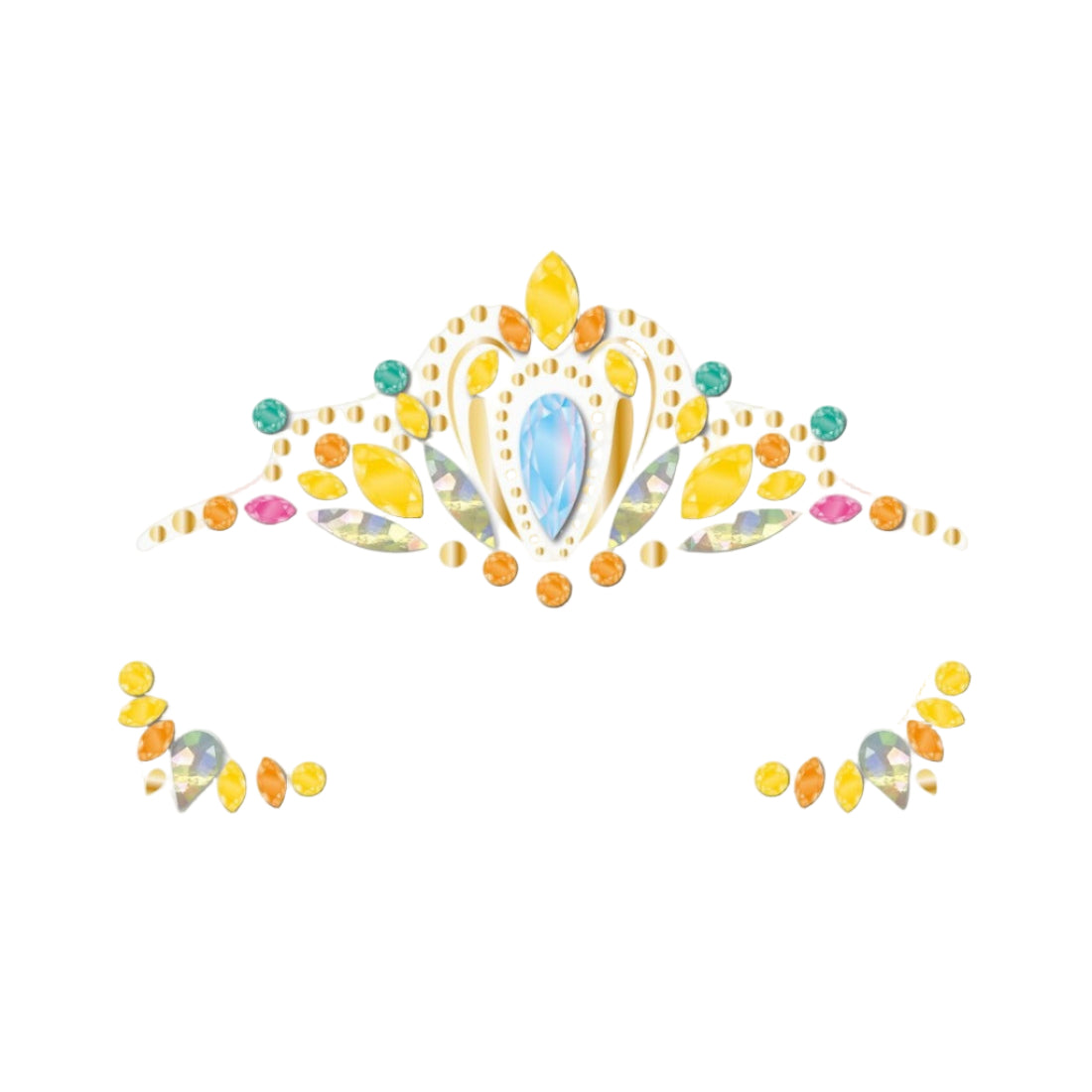 99.60811 # Αυτοκόλλητα Προσώπου Πολύτιμες Πέτρες Crown