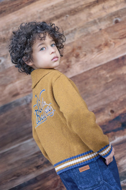 52B.BB18083-611 # Παιδική Πλεκτή Ζακέτα Macho Gilet Barn