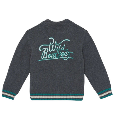 52B.BB18083-213 # Παιδική Πλεκτή Ζακέτα Macho Gilet