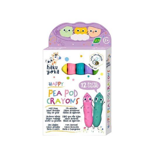 99.60878 # Κηρομπογιές Happy Pea Pod 12 pcs