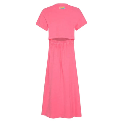 62A.126-1702-210-510 # Παιδικό Κοντομάνικο Φόρεμα Fluo Pink