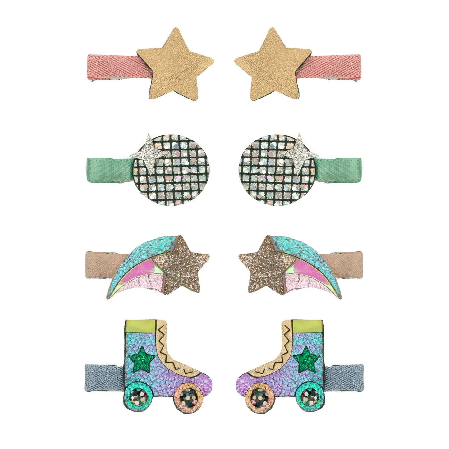 52B.172050-23 # Kids Set Mini Hair Clip Set Disco Diva 