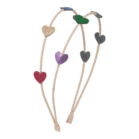 52B.172064-38 # Παιδική Στέκα Μαλλιών Jazzy Teeny Double Heart