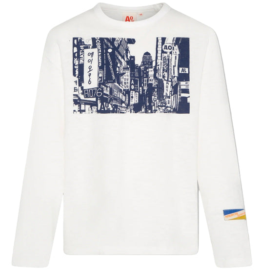 52B.225-2065-134-100 # Παιδική Μακρυμάνικη Μπλούζα Street White