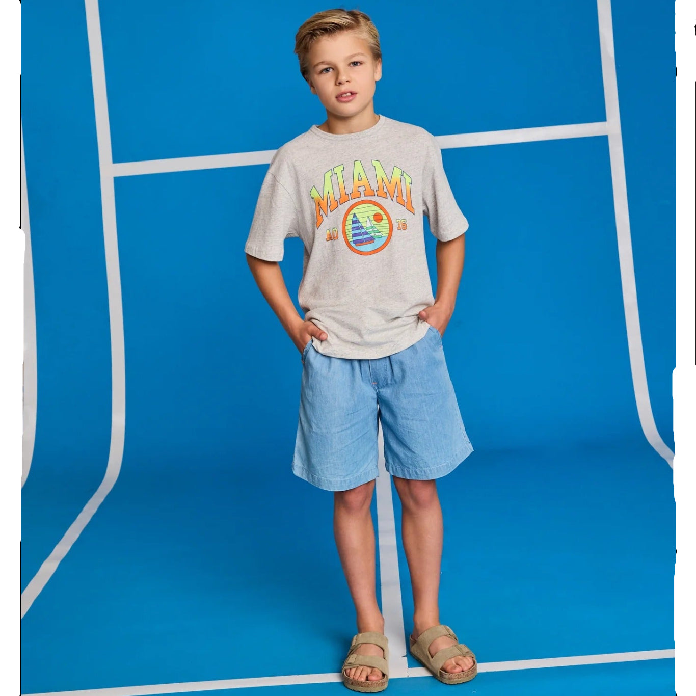 62A.126-2003-111-908 # Παιδική Κοντομάνικη Μπλούζα Silas Miami