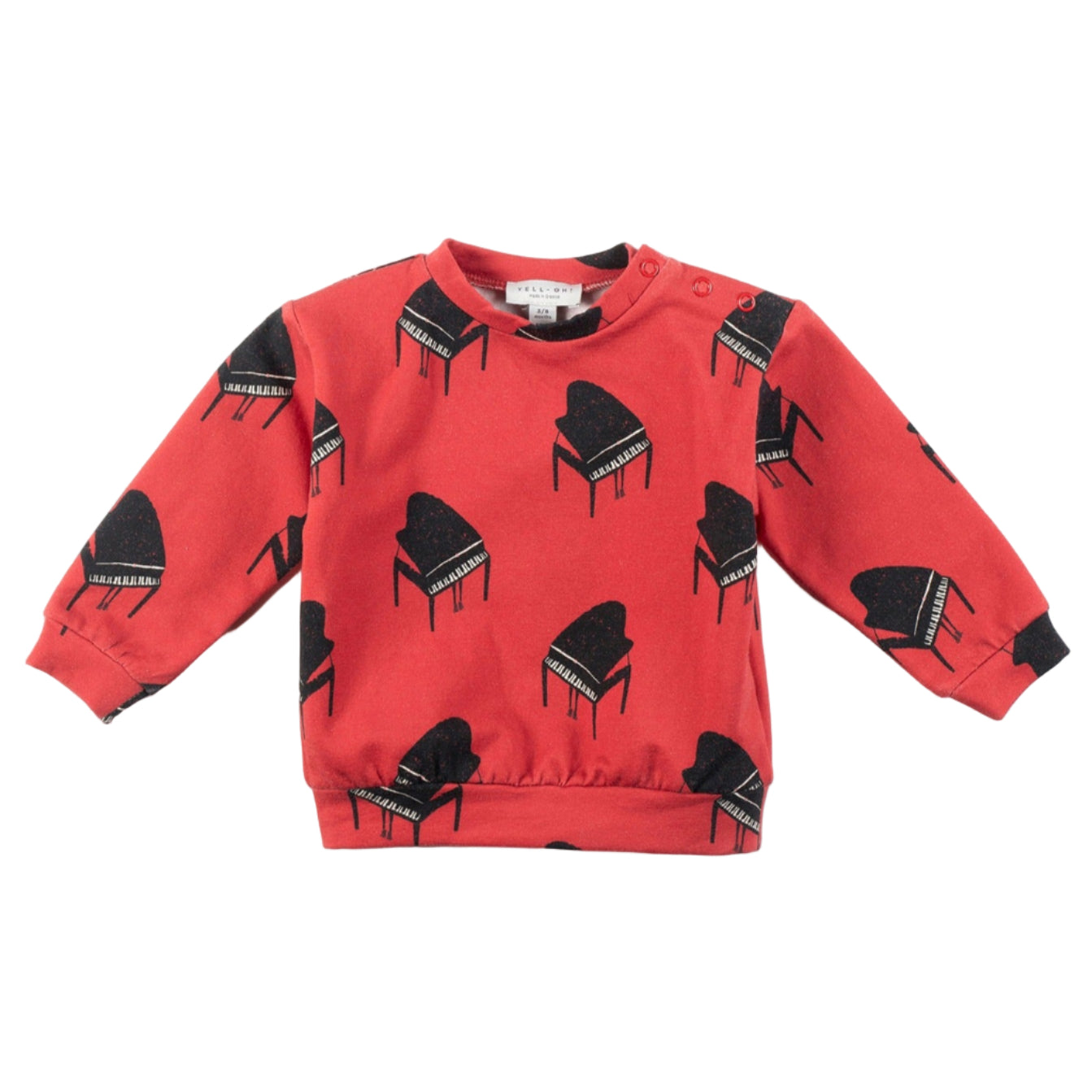 52B.41211222063 # Βρεφική Μπλούζα Φούτερ Piano