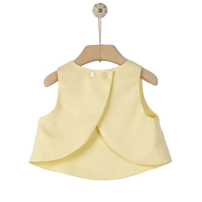 62A.41310120004 # Kids Sleeveless Top Cara Flowers Sunshine 