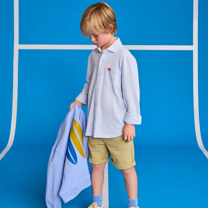 62A.126-2316-240c-706 # Παιδικό Μακρυμάνικο Πουκάμισο Dan Heather Light Blue