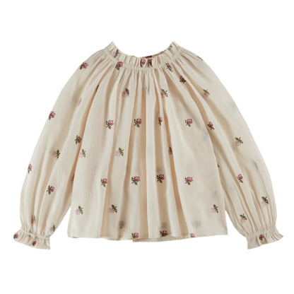 52B.AC053 # Βρεφική Μακρυμάνικη Μπλούζα Creme