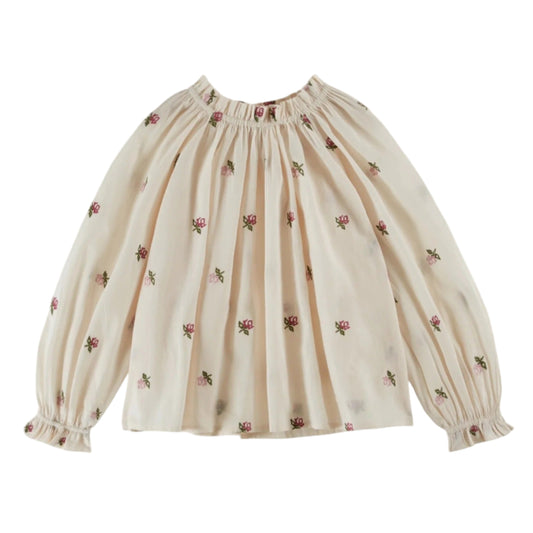 52B.AC053 # Βρεφική Μακρυμάνικη Μπλούζα Creme