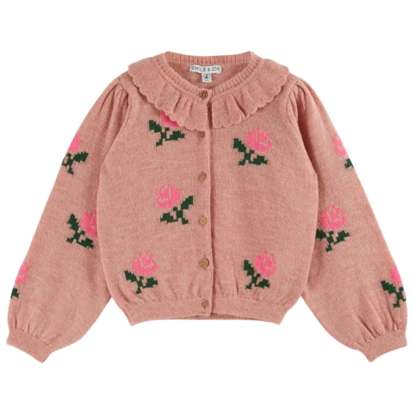 52B.AC124 # Βρεφική Ζακέτα Rose