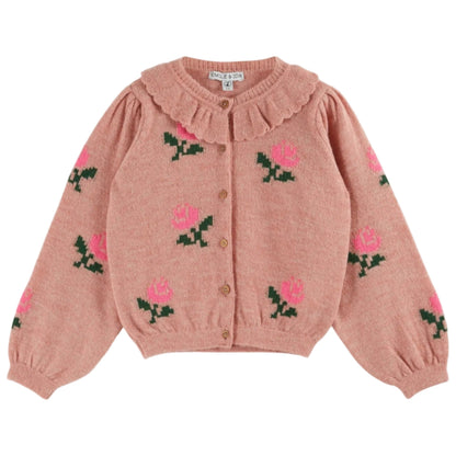 52B.AC124 # Βρεφική Ζακέτα Rose