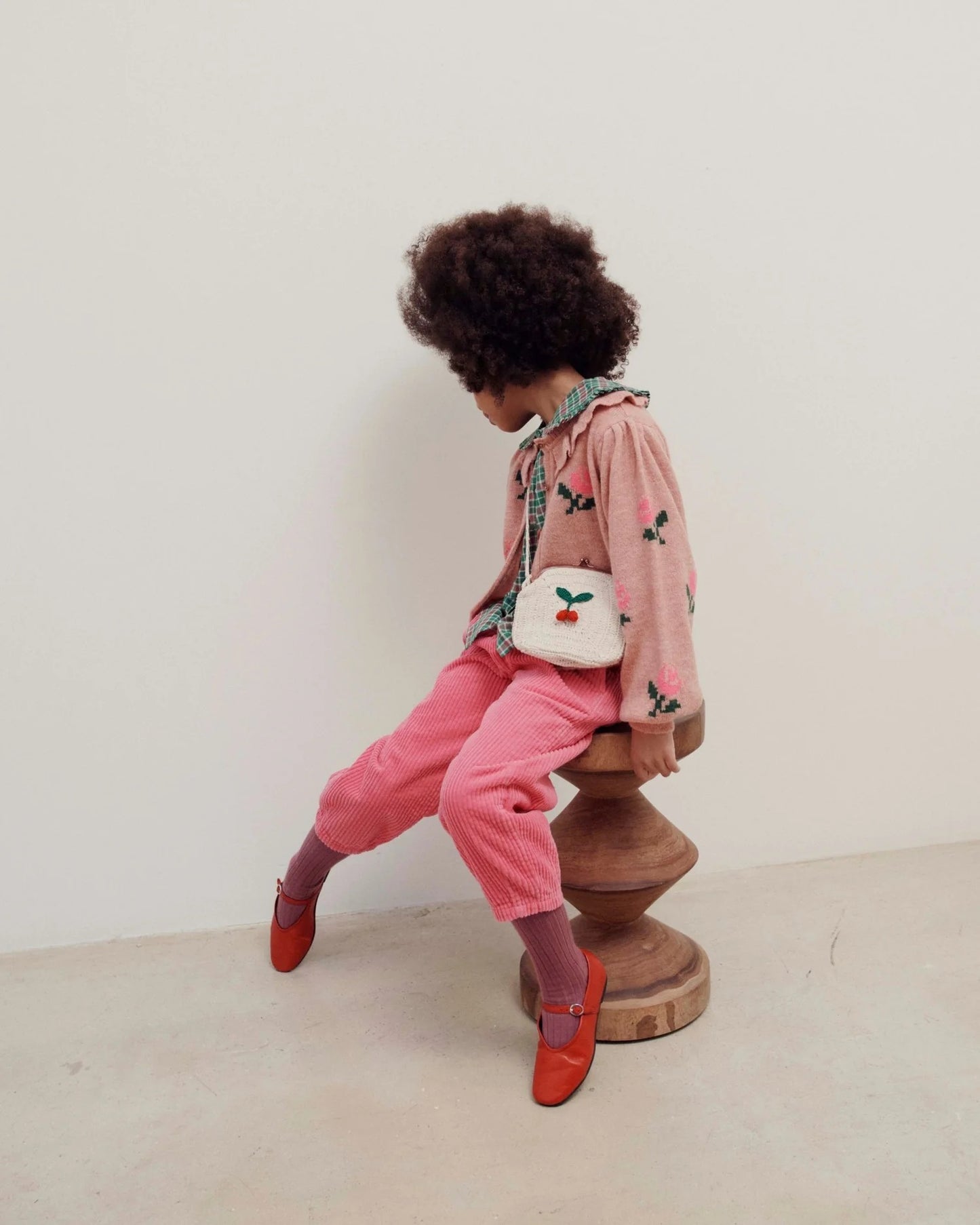 52B.AC124 # Βρεφική Ζακέτα Rose